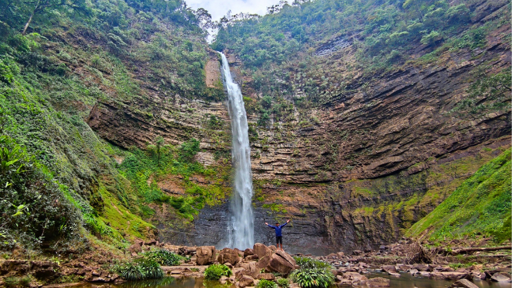 Cascada Santo Domingo Mesetas Meta 120 metros