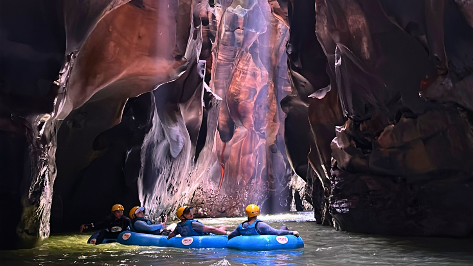 Rocosaurio Cañón del Guape tubing Meta