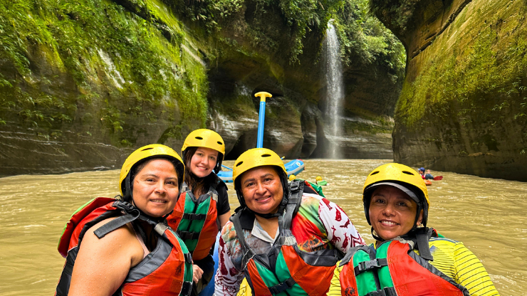 Rafting río Guejar aguas cristalinas
